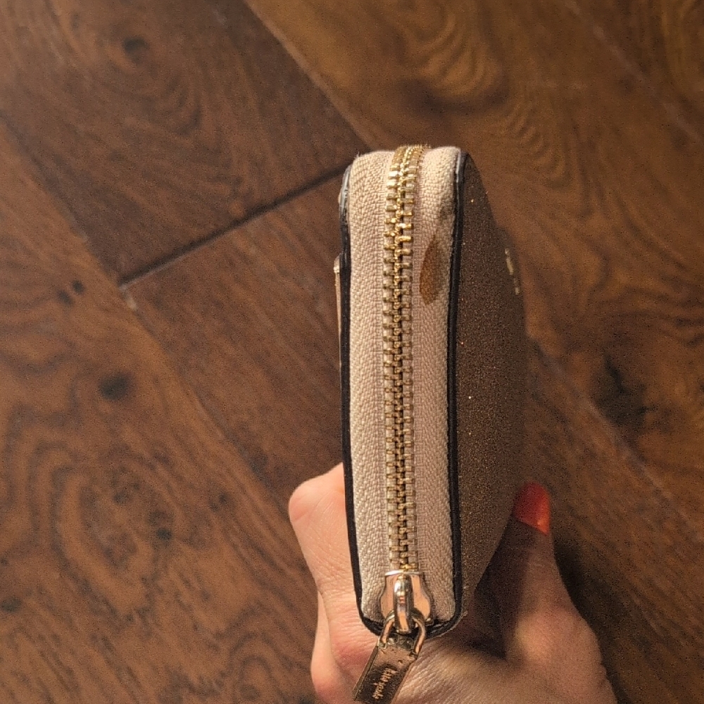 Kate Spade Gold Glitter Wallet - Picture 4 of 6